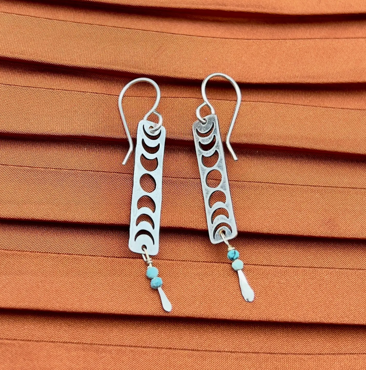 Handmade Moon Phase Earrings