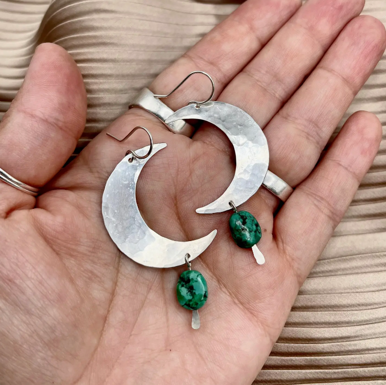 Handmade Turquoise Moon